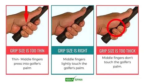 thicker golf grips versus thinner.